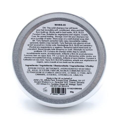 Wild Hare Solid Shampoo & Conditioner 60g - Cherry Bon Bon & Castor Oil