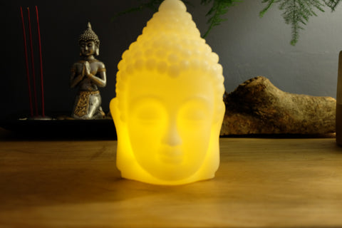 Buddha Head LED Flameless Candle