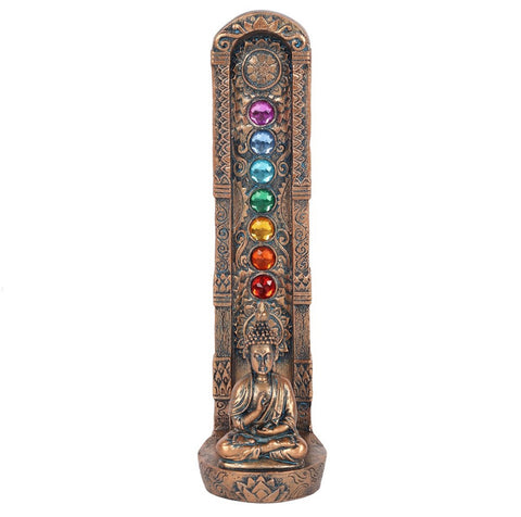 Chakra & Buddha Resin Incense Holder