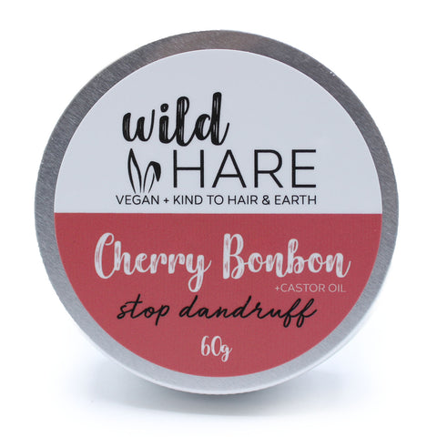 Wild Hare Solid Shampoo & Conditioner 60g - Cherry Bon Bon & Castor Oil