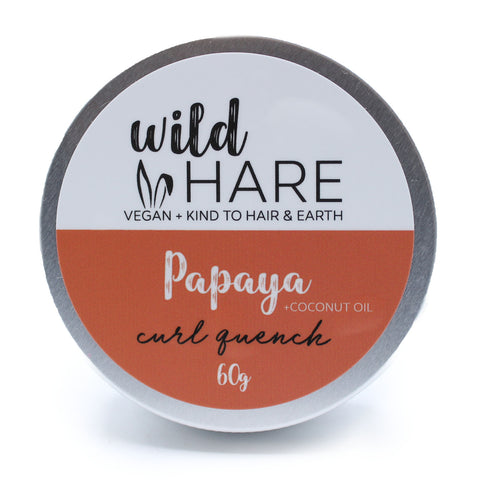 Wild Hare Solid Shampoo & Conditioner 60g - Papaya & Coconut Oil