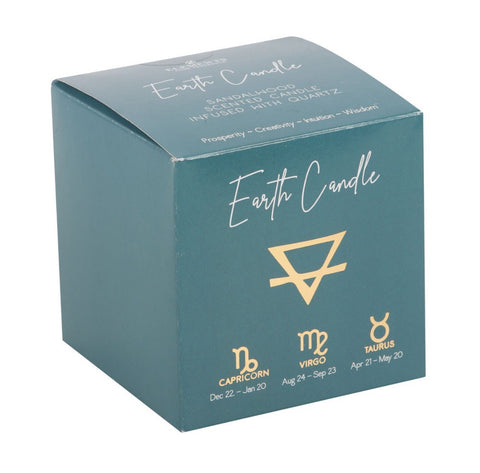 Four Elements Zodiac Crystal Candle