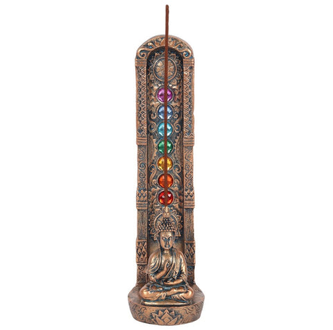 Chakra & Buddha Resin Incense Holder