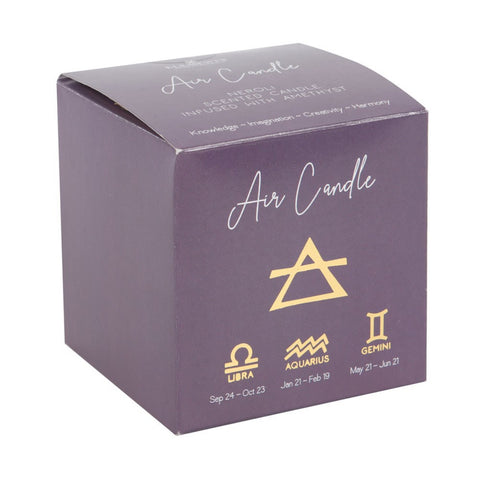 Four Elements Zodiac Crystal Candle