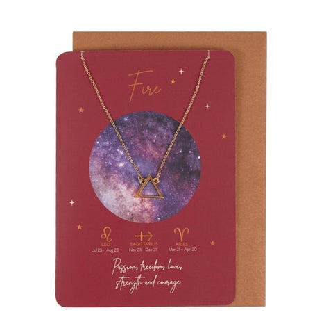 Four Elements Zodiac Necklace