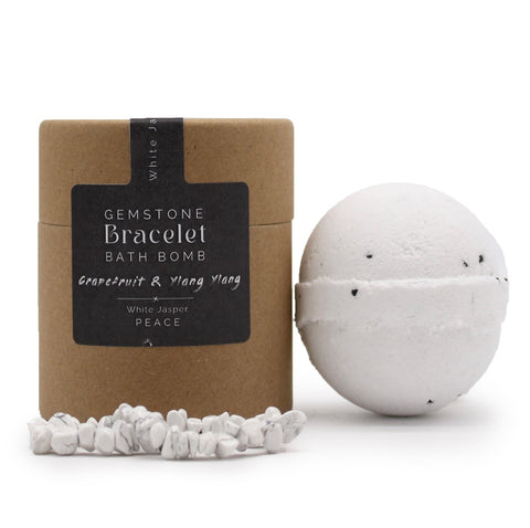 Gemstone Bracelet & Bath Bomb Set