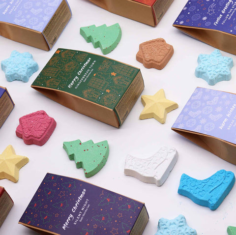 Gingerbread Town Christmas Bath Bomb Gift Pack