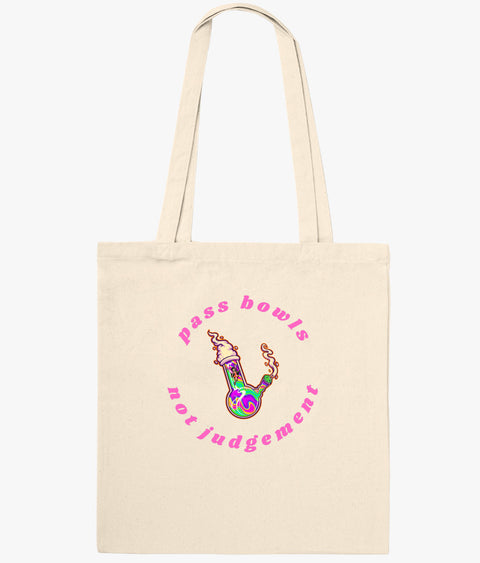 Pass Bowls/Blunts Tote Bag