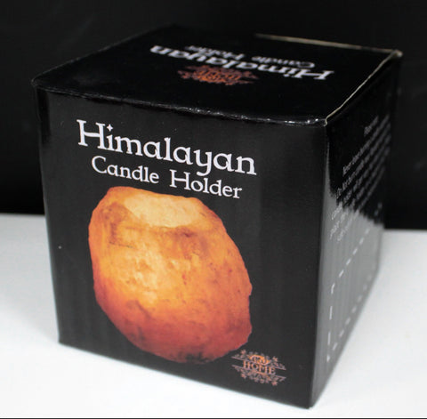 Natural Himalayan Salt Candle Holder