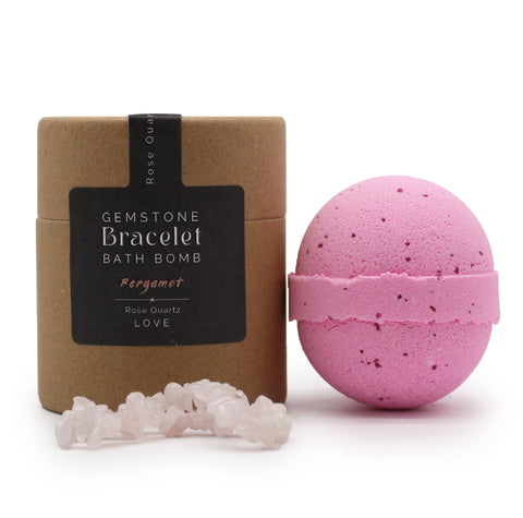 Gemstone Bracelet & Bath Bomb Set