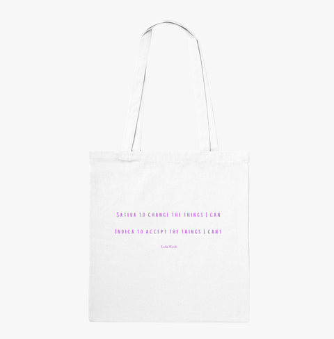 Sativa/Indica Tote Bag