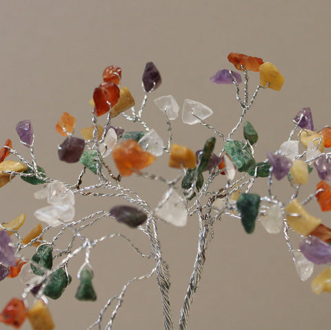 Gemstone Tree with Organite Base - 80 Stone - Multi Stone