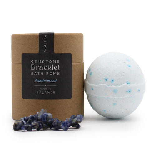 Gemstone Bracelet & Bath Bomb Set