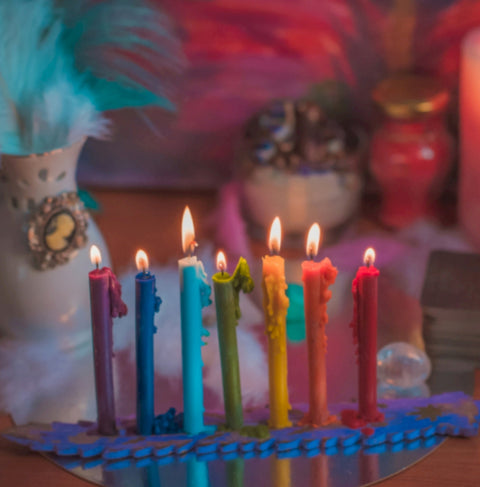 Set of 10 Spell Candles