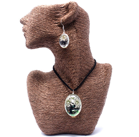 Pressed Flowers - Tree of Life set - White