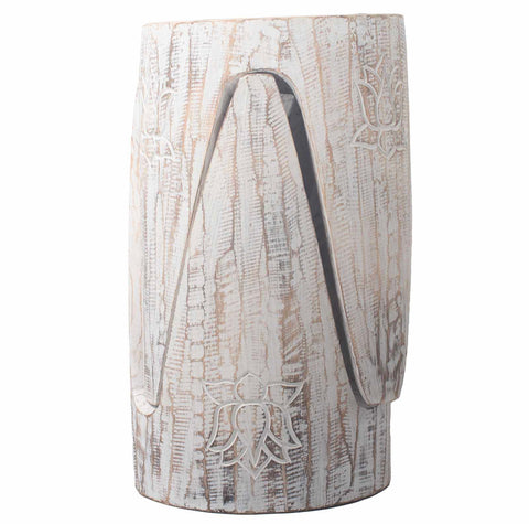 Interlocking Albasia Wooden Stool set of 2