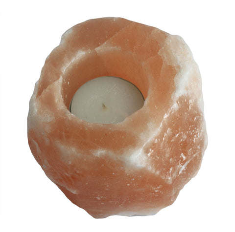 Natural Himalayan Salt Candle Holder