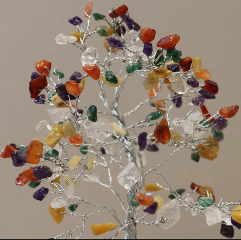 Gemstone Tree with Organite Base - 160 Stone - Multi Stone