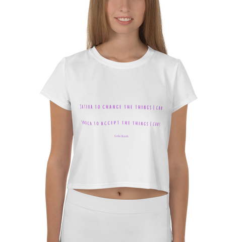 Sativa/Indica Crop Top