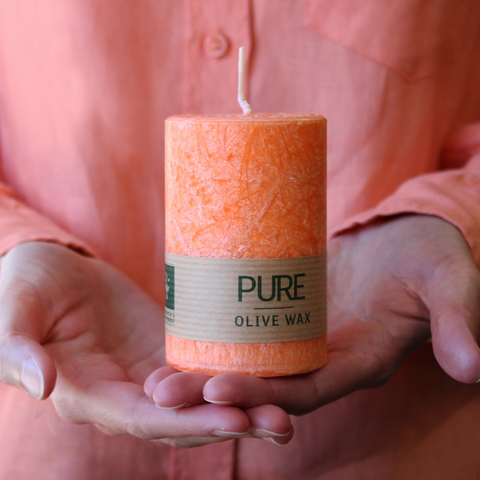 Pure Olive Wax Candle