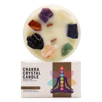 Chakra Healing Crystal Candles