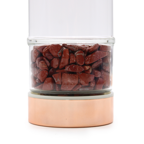 Crystal Glass Tea Infuser / Water Bottle
