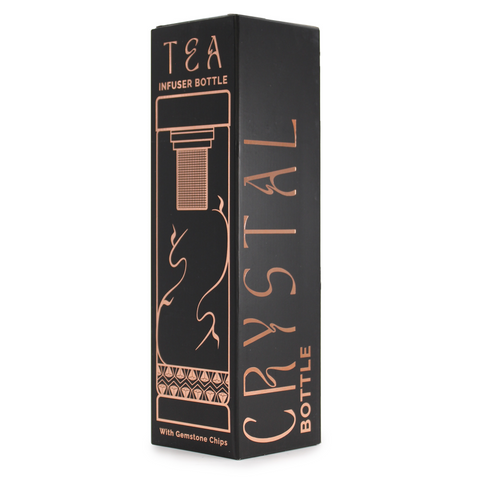 Crystal Glass Tea Infuser / Water Bottle