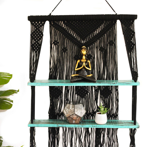 Macrame Hanging Shelves