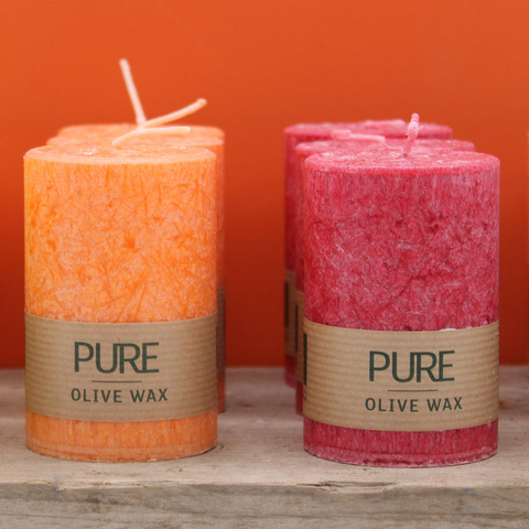 Pure Olive Wax Candle