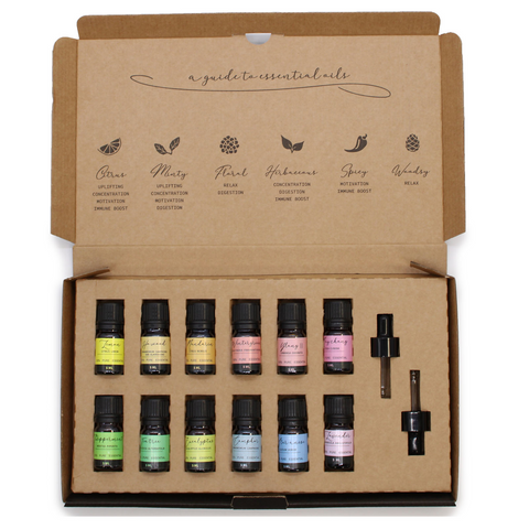 Aromatherapy Essential Oil Set Starter Pack