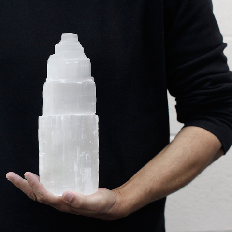 Natural Selenite Towers - The Honesty Crystal