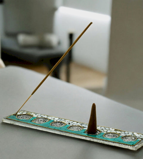 Seven Chakra Tibetan Decor Incense Holder