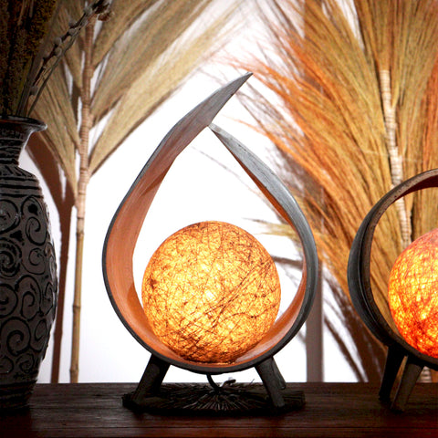 Natural Coconut Lamp